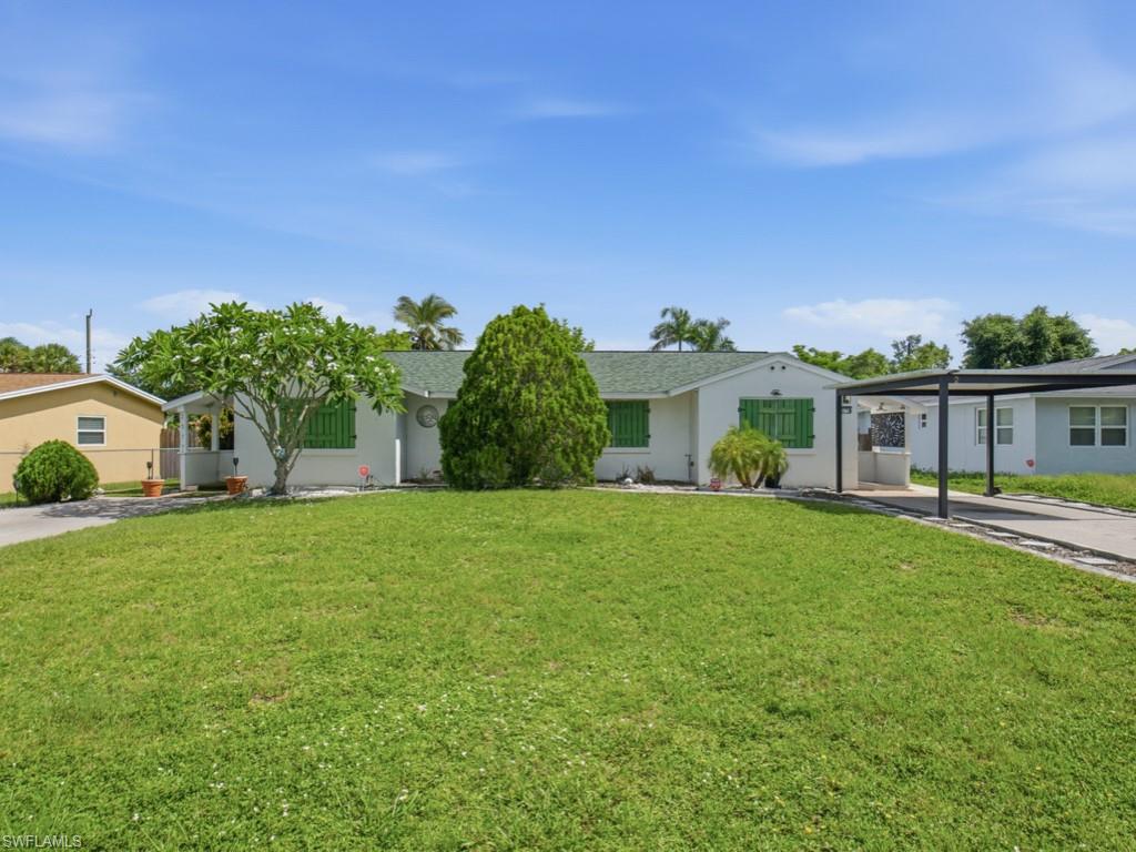 Exceptional investment opportunity in Naples! This duplex offers two 2-bedroom, 1-bathroom units and is situated on an oversized lot and a half, providing spacious outdoor living with two separate, fully fenced backyards. With no HOA restrictions, this property offers excellent flexibility for investors seeking long-term rental income, seasonal rentals, or owner-occupants looking to live in one unit while generating income from the other. A new roof was installed in 2022, providing peace of mind for years to come. One unit has been beautifully updated with a total kitchen upgrade, newer appliances, updated bathroom and tile flooring throughout, while the second unit also features tile flooring and an updated bathroom. The generous lot size offers added privacy and outdoor space rarely found in duplex properties. Conveniently located just minutes from Downtown Naples, world-class beaches, shopping, dining, and entertainment, this property combines strong income potential with an unbeatable location. Whether you're expanding your investment portfolio or searching for a property that can help offset your mortgage, this versatile duplex is a must-see.