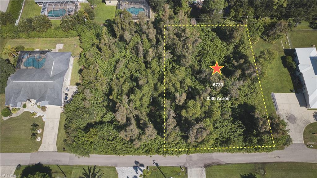Location, Location, Location!! You will not want to miss this opportunity to own this .30 acre lot in the heart of Fort Myers in Florimond Manor. The lot right next to it (6717) is also available, so you could own over .60 acres. Enjoy designing your custom home or project in this nice, quiet established, non-gated neighborhood with no HOA or CDD fees. Paved road access.  Ideal for a builder looking for a multi-lot situation or for a homeowner wanting to design their dream home. This desirable area is close to shopping, restaurants, entertainment, the airport, I-75 and just a short drive to the beautiful sandy beaches of Fort Myers.