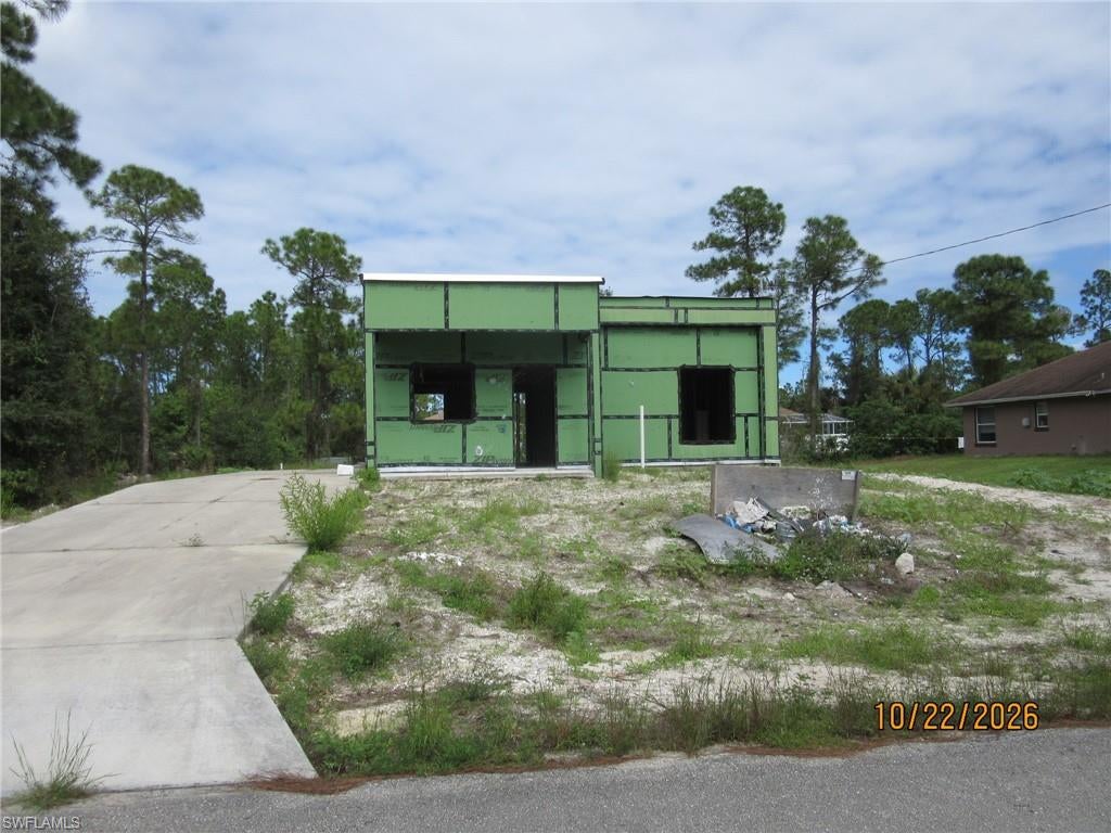 *** INVESTOR ALERT** Outstanding opportunity to own this unfinished new construction home in a desirable Lehigh Acres location! This mostly completed spec home offers the chance for an investor, contractor, or owner-occupant to finish the property to their own tastes and specifications. Situated on a spacious lot, this home has tremendous potential and is ready for the next owner to bring it across the finish line. Whether you're looking for your next investment project or the opportunity to customize your dream home, this property is a must-see. Conveniently located near schools, shopping, dining, and major roadways. Property is being sold AS-IS. Don't miss this unique opportunity!