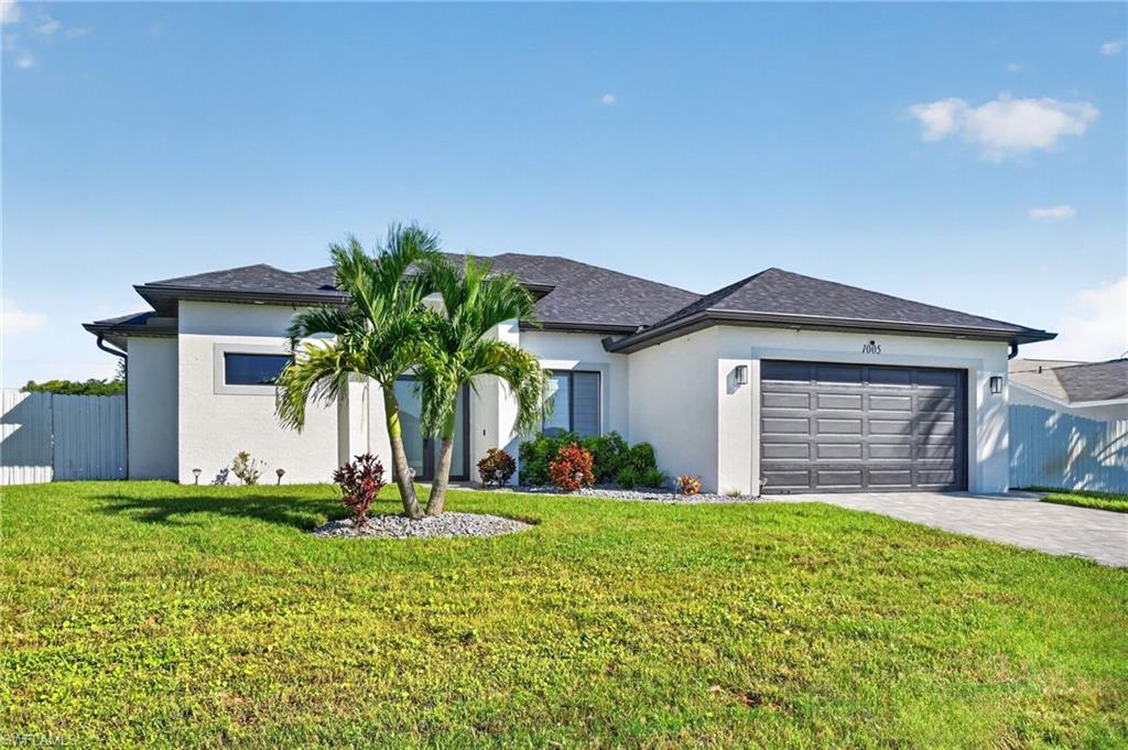 NOT IN A FLOOD ZONE! Turnkey and beautifully upgraded, this 2023-built home offers 4 bedrooms, 3 full baths, a large screened-in saltwater pool, and a rare triple lot! Featuring an open and spacious floor plan, this home boasts tile flooring throughout, recessed lighting, and a stunning kitchen with white soft-close cabinetry, upgraded hardware, stainless steel appliances, quartz countertops, and a large island overlooking the living area.

The desirable layout includes two bedroom suites, making it ideal for a mother-in-law suite, teen suite, or extended family. The spacious primary suite features a large walk-in closet with custom shelving, upgraded cabinetry, quartz countertops, a relaxing soaking tub, and a beautiful tiled walk-in shower. Additional upgrades include stylish window blinds, a paver driveway, and a covered lanai with a convenient kitchenette area, perfect for entertaining. Enjoy the fenced backyard with plenty of room to relax and enjoy the Florida lifestyle. Whether you're a boater, golfer, baseball enthusiast, or beach lover, Southwest Florida has something for everyone! Don't miss this move-in-ready home offering space, style, and the ultimate Florida lifestyle!