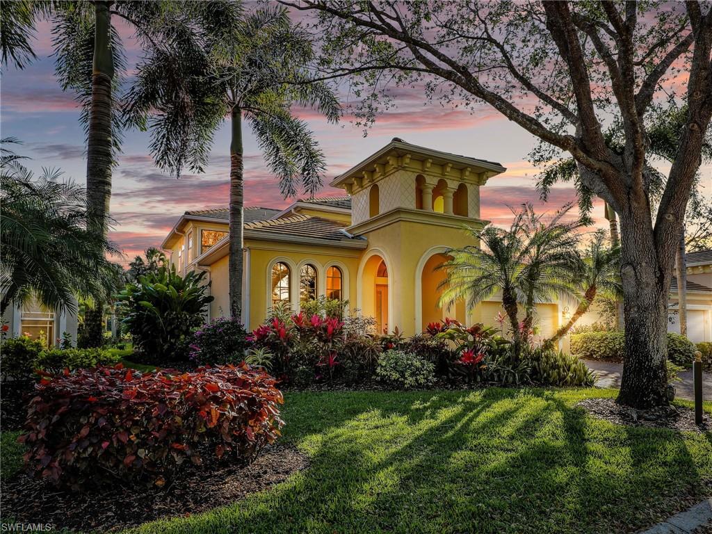 STUNNING SPECTACULAR LAKEFRONT & FAIRWAY VIEWS (OVER $500,000+/- IN BUILDER/OWNER
UPGRADES) 2 STORY PALMIRA GOLF & COUNTRY CLUB DECORATOR FURNISHED "TURNKEY" 5 BEDROOM, DEN, 3 BATH, POOL-SPA, 2 CAR GARAGE HOME MASTERPIECE built by Toll Brothers. This completely remodeled & renovated estate with 12'-14' tray and custom crown ceilings, exquisite IMPORTED polished TRAVER-TINE MARBLE & GRANITE TILE WITH IN-LAID DESIGN PATTERNS and Brazilian Cherry & Exotic Bamboo Hardwood Floors In The Bedrooms And Den. "CHEFS" KITCHEN WITH ALL WHITE "SHAKER" WOOD CABINETS, HIGH END LG STAINLESS STEEL APPLIANCES, LEVEL 5 GRANITE TOPS, PANTRY & 15' FAMILY/GUEST EAT-AT-BAR AND WORK COUNTER. Lots of glass windows and sliders makes the home: LIGHT-BRIGHT-SUNNY all year round. DESIGNER FINISHES WITH FANS, LIGHTING, BAHAMA WOOD SHUTTERS ON ALL WINDOWS AND ACCENTED "WAYNE'S COATING" WALLS THROUGHOUT THE WHOLE HOME. THIS 2 STORY FAMILY HOME HAS 2 MASTER BEDROOMS, ONE DOWNSTAIRS AND ONE UPSTAIRS to meet every family situation. CUSTOM BUILT "OAK WOOD" STAIRWELL BLENDS THE HOME WELL TO THE SECOND STORY GUEST BEDROOMS. The pool area overlooks the Lake and has great privacy. LARGE POOL with new heater and an all Paver-Stone pool deck, COMPLIMENTED LARGE AREA for family and friends gatherings and parties. SOME OF THE OTHER VERY SPECIAL & UNIQUE FEATURES ARE THE FOLLOWING: Has a LUXURIOUS SENSORY "STEAM SHOWER" it features dual spring shower heads, adjustable hand wand offering a personalized showering experience feature with 20 WATER SPOUTS, providing a "TRULY" invigorating hydrotherapy experience. "Believe it or not" the STEAM ROOM it also has built-in fans, ambient colored lighting, and Bose Stereo Speakers, controllable via FM or Wi-Fi, for totally immersible, luxury and comfort experience. A new Wi-Fi programmable 80 gallon hot water tank allows for additional modern convenience, TWO BRAND NEW 3 TON A/C's, 150 amp electrical panel, and BRAND NEW TILE ROOF. Step outside to your own private resort, forming a serene outdoor oasis. THE ESTATE HOME SECTION OF PALMIRA IS "BELLA VITA", your HOA includes lawn care, landscaping, irrigation, Wi-Fi, and cable within its HOA dues. The RENAISSANCE CLUB offers: Championship Tennis, Pickle-ball, Bocce, Resort Style Community Pool, Separate Olympic Style Lap Pool, FULL BAR, LOUNGE & RESTAURANT, Spa, & STATE OF THE ART HEALTH & WELLNESS CENTER. All enabling you to enjoy one of South Florida's most vibrant" LIFESTYLES! further enhance this exceptional lifestyle, the home comes with a one year "HOME WARRANTY, for total buyer comfort. THIS IS A PREMIER GROUP "BEST VALUE" HOME BUYER OPPORTUNITY!