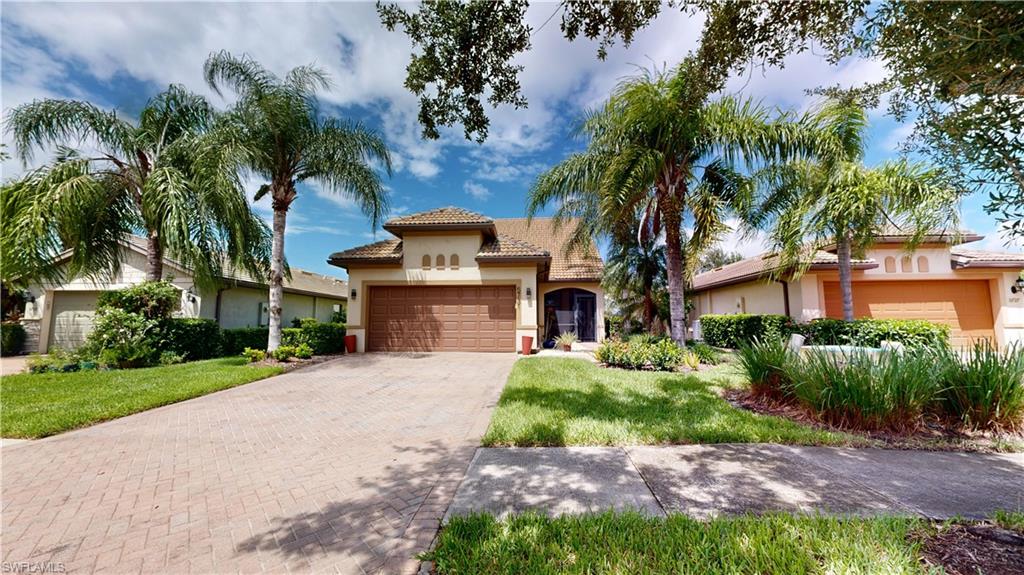 2ND-LEVEL LOFT OPTION | FLORIDA ROOM | IMPACT WINDOWS & DOORS | 4' GARAGE EXTENSION | PREMIUM WATER & GOLF COURSE VIEWS

Exceptionally optioned “Taft” model with the rare second-level loft option in Del Webb Naples, beautifully positioned on a premium waterfront homesite with picturesque golf course views. Offering approximately 2,237 sq. ft. of living area and 2,992 total sq. ft., this thoughtfully upgraded residence features 3 bedrooms, den, loft, 3 full baths, and a 2-car garage with a 4' extension.  The valuable second-level option adds tremendous flexibility, featuring a spacious loft, third bedroom, third full bath, and two walk-in closets—ideal for guests, hobbies, a home office, or additional private living space.

Notable upgrades include impact-resistant windows and doors, Florida room, 4' garage extension, whole-house paint package, 42" cabinetry with crown molding, stainless steel appliances, cabinet convenience package, granite countertops, tile backsplash, diagonal tile flooring, and plantation shutters.

Additional appointments include dual sinks in the primary bath, shower in lieu of tub in Bath #3, comfort-height vanities and commodes, finished laundry room, numerous electrical upgrades, screened/enclosed front and rear lanais, garage utility sink, epoxied garage floor, and security system.

Beyond the home, residents enjoy the exceptional lifestyle of Del Webb Naples and the Oasis Club, featuring a resort-style pool, lap pool, Jacuzzi, fitness center, 12 pickleball courts, 2 tennis courts, 4 bocce courts, large catering hall, golf simulator, billiards, movement room, library, activities director, and an extensive calendar of social and recreational activities. Golf enthusiasts can enjoy the community’s semi-private championship-style golf course, along with an on-site golf pro, golf pro shop, and restaurant.

A highly optioned Taft offering exceptional indoor/outdoor living, flexible second-floor accommodations, water views, golf course scenery, and the Del Webb Naples lifestyle—all in the distinctive community of Ave Maria.

Come experience the beauty that is Ave Maria.