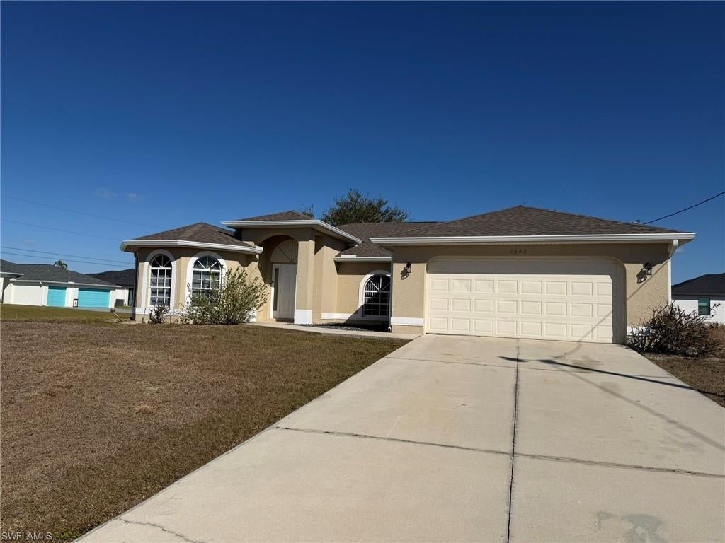 Beautiful 4 bedroom, 2 bath, 2 car garage home available for rent ion NW Cape Coral. Convenient location. Ready to move in.