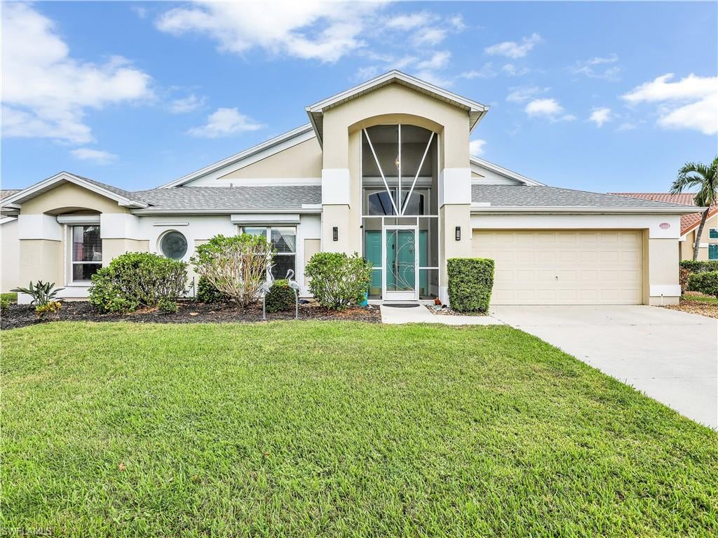 A Parker Lakes Beauty --  NO CITY TAXES, NO HIDDEN CDD TAX, NO FLOODING.  - Get ready to fall in love with this beautifully updated 4-bedroom furnished pool home in the highly desirable The Grove neighborhood of Parker Lakes. Offering 2,504 square feet of living space and a long list of modern upgrades, this home truly blends comfort, style, and convenience.

Inside, you’ll find a completely renovated, chef-inspired kitchen that’s both functional and beautiful. It features stunning Eternal D'Or Quartz countertops, deep drawers for ample storage, champagne gold fixtures, and top-of-the-line Café Series appliances, including a double oven and a ducted range hood. The kitchen flows effortlessly into the main living areas with a bright, open layout and luxury vinyl plank and tile flooring throughout.

The primary suite is your retreat, boasting a luxurious soaking tub, tiled walk-in shower, double vanities with extra cabinetry, and a gorgeous Blue Piscine Dolomite marble counter. Plantation shutters add both charm and privacy.

Step outside into your private backyard oasis with tranquil views of the lake and a charming fountain. The pool is double-heated by electric and solar.
This home comes packed with thoughtful upgrades, including A 2023 roof, gutters, and pool cage with new screens, as well as fresh interior paint and newly installed solar panels with a control box. For storm season peace of mind, there’s an electric and manual hurricane shutter system and a powerful 8000-watt Generac generator with a safety transfer panel. The home has never flooded, thanks to the smartly designed lake system.