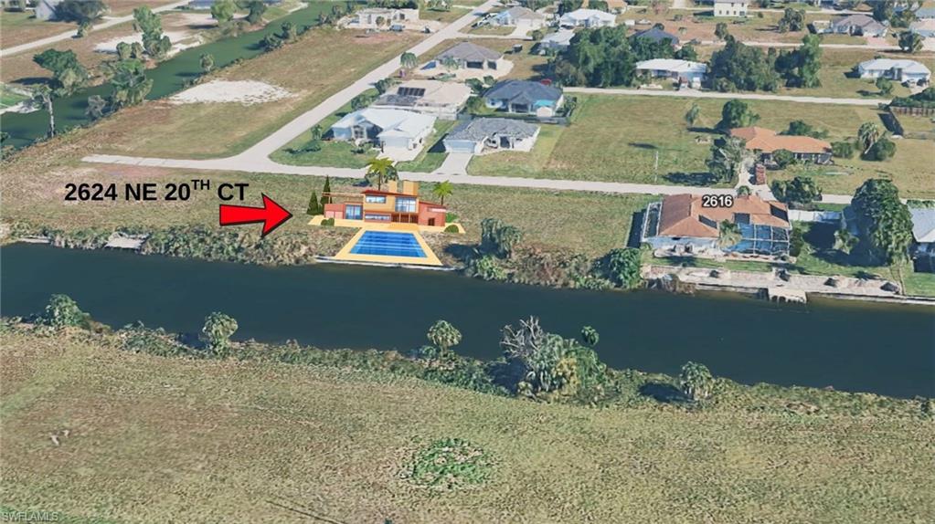 Build your Florida dream home at 2624 NE 20th Court W in growing Northeast Cape Coral. Located on a freshwater canal, this waterfront homesite offers an existing seawall and the valuable advantage of city water and sewer already available, two important features that can help simplify the planning and construction process.

Design a custom home with a pool and outdoor living area overlooking the canal. The freshwater setting provides peaceful views and opportunities for kayaking, fishing, and enjoying Cape Coral’s relaxed waterfront lifestyle directly from your backyard.

The property is conveniently located near the Del Prado Boulevard and Pine Island Road corridors, providing access to restaurants, shopping, schools, medical facilities, parks, fitness centers, and everyday services. Northeast Cape Coral continues to benefit from residential growth, expanding infrastructure, and additional commercial development.

With the seawall already installed and city utilities available, this lot offers a strong combination of waterfront living, construction convenience, and long-term potential. Build now or secure the property for the future as this area continues to develop.