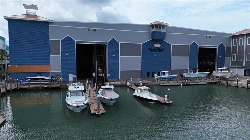 Rare opportunity to own a top-tier dry dockominium at Sanibel Harbour Yacht Club. Unit 337 measures 9'W x 10'H x 45'L and offers secure, protected dry storage in one of Southwest Florida's premier boating facilities. Located just minutes from the Gulf of Mexico, San Carlos Bay, Pine Island Sound, & Sanibel Island, this slip provides quick access to some of Florida's best boating and fishing waters. This location serves as a gateway to Sanibel/Captiva, Cayo Costa, Boca Grande, Pine Island, Estero Island (Ft Myers Beach), Naples, Marco, Key West, & the Tortugas. Owners enjoy valet parking, unlimited boat launches from sunrise to sunset with a no-tipping policy, 24/7 security, on-site diesel, premium and ethanol-free fuel, ice service, a ship store, Owners Lounge, Martini Bar, Gourmet Deli, and Coffee Shop. Whether you're an avid fisherman, cruiser, or seasonal boater, this dry dockominium offers a convenient, secure, and hassle-free way to enjoy the Southwest Florida boating lifestyle. This is what worry free boating is made of.