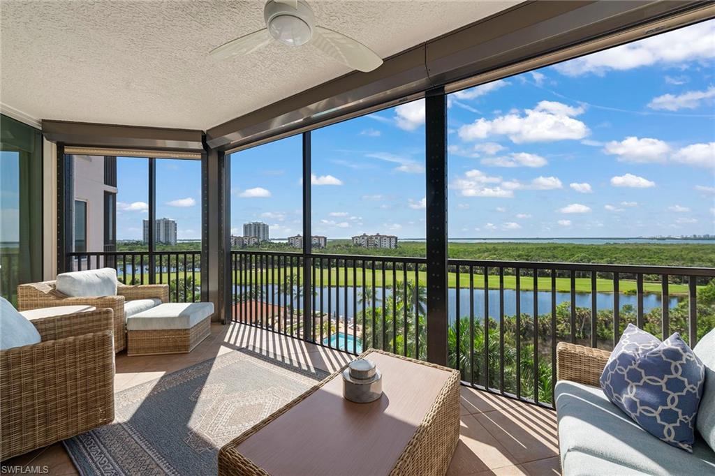 One or more photo(s) has been virtually staged, AI generated or rendered.  One or more photos have been virtually staged, AI-generated, or rendered.

Enjoy sunrise-to-sunset living in this furnished, freshly painted sixth-floor residence at Florencia in The Colony Golf & Bay Club. Move in and settle in for the season while enjoying picturesque views of a tranquil lake, the lush green fairways of The Colony Golf Club, and Estero Bay. This three-bedroom, three-full-bath residence offers an inviting setting for your Southwest Florida retreat. Gorgeous picture windows fill the home with natural light and frame the beautiful scenery, while two lanais, one facing east and the other west, provide ideal spaces for morning coffee and evening relaxation. Recent improvements include a 2025 air conditioner, 2025 water heater, and newer washer and dryer, while hurricane shutters offer added peace of mind. Florencia residents enjoy an impressive collection of amenities, including a resort-style pool and spa, theater, social spaces, and guest suites. Adding to its appeal, Florencia recently invested $160,000 in new fitness equipment and refreshed its resort-style pool area, all without a special assessment. Experience the comfort, convenience, and exceptional lifestyle of The Colony Golf & Bay Club. Residents enjoy an exceptional array of amenities, including a resort-style pool, fitness center, social spaces, and guest suites, along with the extraordinary lifestyle of The Colony Community. Amenities include private beach access, tennis, pickleball, kayaking and canoeing, miles of recreational and biking paths, and dining at the waterfront Bay Club.