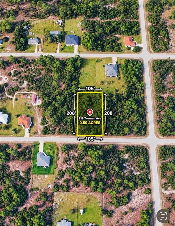 BUILD YOUR DREAM HOME ON THIS SPACIOUS HALF-ACRE LOT IN LEHIGH ACRES! Discover the perfect opportunity to own a beautiful 0.50-acre residential lot located at 919 Truman Ave, Lehigh Acres, FL 33972. Offering plenty of space to design and build your dream home, this generously sized property provides endless possibilities for creating your ideal Florida lifestyle. Featuring desirable western rear exposure, you’ll have the opportunity to enjoy breathtaking Southwest Florida sunsets right from your future backyard. With approximately half an acre of land, there’s ample room to envision a spacious home, outdoor entertaining area, and potentially a swimming pool. Whether you’re looking to build your forever home or secure land as a long-term investment, this property presents an excellent opportunity in the growing community of Lehigh Acres. Don’t miss your chance to own a piece of Southwest Florida and turn your vision into reality!