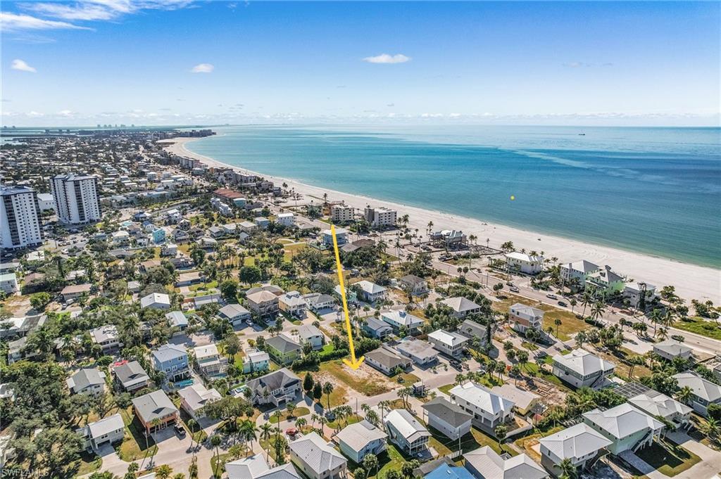 Nestled in the charming coastal town of Fort Myers Beach, this buildable lot presents a rare opportunity to craft your dream home just steps away from the pristine shores of the Gulf of Mexico. Envision your future abode, with stunning house renderings already prepared, in a community teeming with coastal allure. Stroll less than 500 feet and find yourself on the sugary white sands of Fort Myers Beach via the deeded beach access, or wander down to the end of the street to find the fishing pier and boat dockage on picturesque Estero Bay. The location offers the perfect blend of tranquility and convenience, with dining options just minutes away and boat ramps and marinas only a short drive from your doorstep. Whether you’re casting a line off the pier, launching a boat for a sunset cruise, or simply savoring the coastal lifestyle, this property promises an unparalleled backdrop for your seaside sanctuary. Take a drive by.... or call for building options and let's get started!!!!