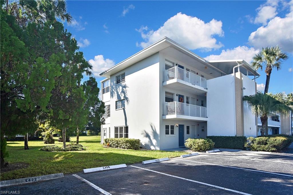 Beautiful move in ready 2 bedroom, 2 bathroom first floor end unit. Sold turnkey so you can start enjoying the SW Florida lifestyle today. Recent updates include windows, A/C, remodeled bathrooms, kitchen, stainless steel appliances. Tropic Terrace is a 55+ community that offers a heated pool, clubhouse, shuffleboard courts and is Gulf access via a canal. Boat slips are available to lease. Spend the day on the water or take a drive to the many local beaches. Easy access to shopping within walking distance and restaurants to enjoy.