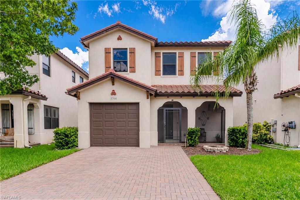 One or more photo(s) has been virtually staged, AI generated or rendered.  What if everyday life felt a little more like a getaway? Welcome to the golf-cart lifestyle of Ave Maria, where dinner, coffee, Publix, community events, parks and recreation can all become part of your everyday routine. This 3-bedroom, 2.5-bath Balboa II in Maple Ridge offers the opportunity to make a home your own while enjoying one of the things residents love most about Ave Maria—the lifestyle that exists beyond the front door.
The two-story floor plan offers an open main living area connecting the kitchen, dining and family room. The kitchen features granite countertops, wood cabinetry, stainless steel appliances and a generous peninsula with plenty of room for meal prep and gathering. Tile flooring extends throughout the first floor, while all three bedrooms are privately positioned upstairs. Impact-resistant windows add another valuable feature to the home.
One of the standout features is the fully fenced backyard, offering privacy and flexibility for pets, play, grilling, entertaining or creating your own outdoor retreat. At the front of the home, a screen-enclosed porch provides another comfortable space to enjoy your morning coffee, relax at the end of the day or simply take in the Florida lifestyle while staying protected from the elements.
But the real story here extends well beyond the property itself. Living in Maple Ridge means becoming part of the larger Ave Maria lifestyle. Maple Ridge residents enjoy their own private amenity center with a resort-style pool, fitness center, clubhouse, playground, dog park and a calendar of activities and events.
Then there's everything waiting beyond the neighborhood. Hop on the golf cart and head into town for dinner, grab groceries at Publix, meet friends, attend a community event or simply enjoy an evening ride through Ave Maria. The community also offers parks, sports courts and fields, walking and biking trails, a water park and numerous opportunities for recreation.
This home gives its next owner the opportunity to bring their own vision and personal style while enjoying an established neighborhood and a community designed around recreation, connection and convenience. With a fenced backyard and screened front porch, there are spaces to enjoy both inside and out.
Come for the home. Stay for the lifestyle. Discover what makes living in Maple Ridge and Ave Maria different.