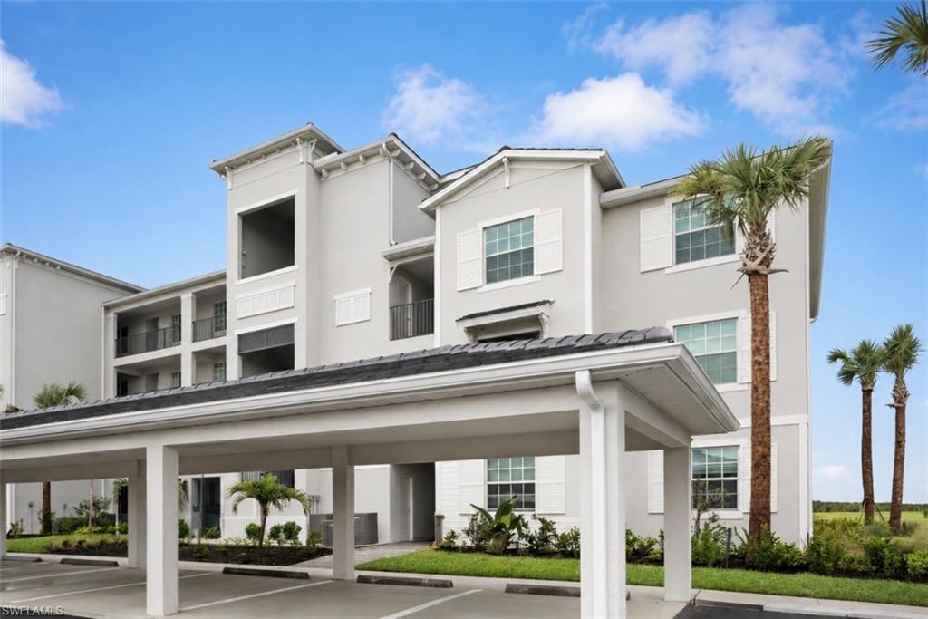 Experience resort-style living at The National Golf & Country Club at Ave Maria! This beautiful Birkdale condo by Lennar features 2 bedrooms, 2 full bathrooms, and approximately 1,154 sq. ft. of thoughtfully designed living space. The bright, open-concept floor plan seamlessly connects the kitchen, dining, and living areas, creating an inviting atmosphere perfect for everyday living and entertaining. The kitchen features quartz countertops and stainless-steel appliances, while impact-resistant windows and sliding glass doors provide added comfort and peace of mind. Step outside to the private screened lanai and enjoy the beautiful Southwest Florida lifestyle.
Residents of The National enjoy an impressive collection of resort-style amenities, including an 18-hole championship golf course designed by Gordon Lewis, elegant clubhouse with dining options, resort-style pool and spa, state-of-the-art fitness center, tennis, pickleball, and bocce courts, all within a beautifully maintained gated community. Conveniently located near Ave Maria Town Center, shopping, dining, parks, and community activities. Whether you’re looking for a primary residence or seasonal retreat, this condo offers the perfect combination of comfort, convenience, and exceptional resort-style living in Ave Maria!