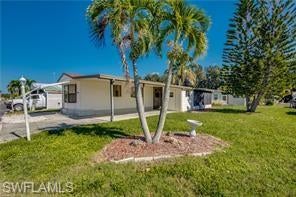 iMMACULATE 2/2 home in beautiful Pine Island Cove 55 + community. Pine Island Cove community has a heated salt water pool, spa, picnic area, boat & Rv storage, club house, dog park, private boat ramp with Gulf access. In just a few minutes you are out some of the best fishing in SW Florida. There is lot of activities like pickle ball, bocced ball and clubs for everyone. You own your land and the HOA fee is only $160.00 per month. This home has a new roof in 2019, new vinal floor, and has a large Florida room 11x20 with new free standing air conditioner. This home can be your forever home , winter home or a rental. It is located near to all activities on the island. Move in ready and very nice.
