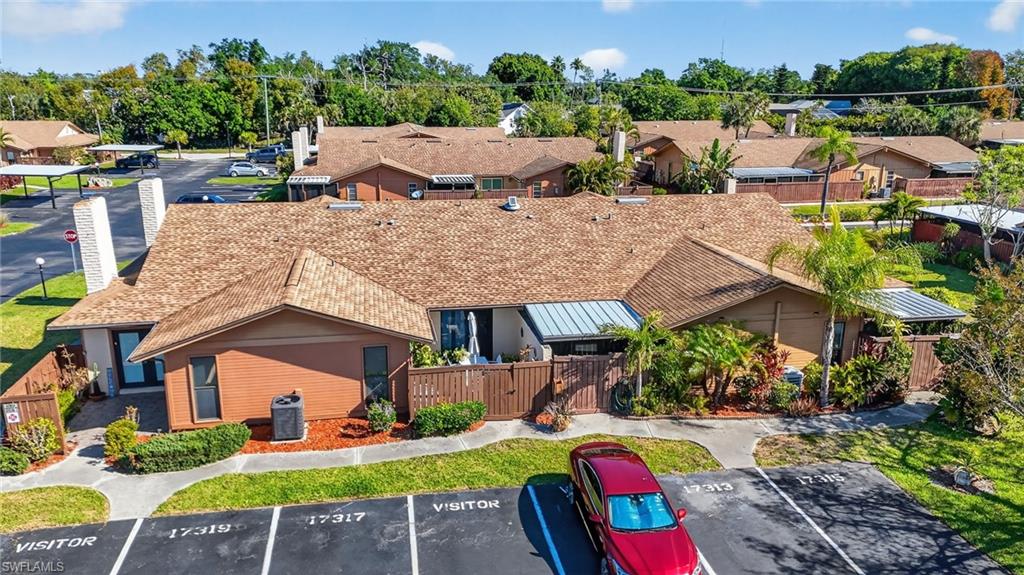 So close to everything and just steps away from the amazing Royal Woods amenities including resort pool, spa, clubhouse, lighted tennis & pickleball courts and is pet friendly! Some of the fine features of this three-bedroom villa home include a modern open plan, an updated kitchen with ample custom cabinetry, stainless appliances, quartz countertops and high-volume exhaust fan. Two amazing covered and screened lanais for additional living space. Vaulted ceilings, tile flooring throughout, five step water treatment system, solid core six panel & French doors, impact glass windows and doors! Private owner's suite with updated ensuite bath, walk in closet and state of the art steam shower. The association maintains the roof, exterior painting & siding for very reasonable dues of only $291 a month! This sunny and bright villa is located on a corner lot with dedicated parking and minutes away from FGCU, I75, RSW Airport, Shopping. Restaurants, Lakes Park And The Award Winning Beaches Of Southwest Florida! Live the Florida lifestyle at it's best!