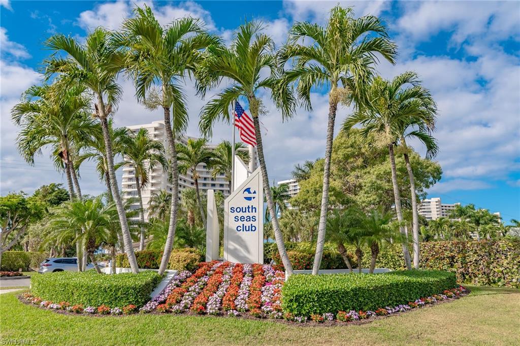 Ideally located, this condominium is just a short distance from the beach and within one of Marco Island's most amenity-rich communities. The beautifully renovated 2-bedroom, 2-bath villa offers 1,035 A/C square feet for comfortable coastal living. The interior features lots of upgrades, including an updated kitchen with LG appliances, updated bathrooms with quartz countertops, tile flooring throughout, and newer impact-resistant windows. The unit also offers peaceful garden, swimming pool, and canal water views that enhance the property's relaxed tropical atmosphere. Conveniently located near several of Marco Island's most popular restaurants, this property offers an appealing combination of accessibility and tranquility. Residents can also enjoy an extensive selection of community amenities, including tennis and pickleball courts, bocce, shuffleboard, a putting green, barbecue areas, bike and kayak storage, and beautifully maintained landscaped grounds with sidewalks for walking and biking. South Seas private beach access provides convenient access to the islands renowned white-sand shoreline. Additional features include a desirable carport with generous storage space located directly in front of the villa. Whether used as a full-time residence, seasonal retreat, or a vacation getaway, this property presents an excellent opportunity to enjoy the distinctive coastal lifestyle of Marco Island.