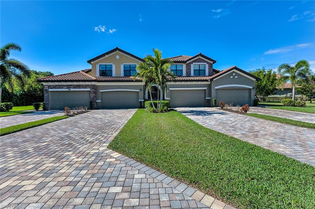 Available for 2026 off season! This stunning 3-bedroom, 2-bathroom first-floor Florence model coach home in Treviso Bay offers a blend of comfort and style. With elegant tile flooring, granite countertops, stainless steel appliances, and an attached garage, this beautifully appointed condo provides everything you need for a relaxing stay. Enjoy serene views from your private lanai, and take advantage of an available golf membership for access to the championship 18-hole golf course designed by Arthur Hills. Set within the prestigious Treviso Bay community, this property provides world-class amenities, including resort-style pools, tennis courts, a fitness center, and more. Whether you’re here for a short stay or a longer getaway, Treviso Bay offers the ideal setting for enjoying the best of Naples. Located just 15 minutes from downtown Naples, you'll have easy access to the area’s beautiful white-sand beaches, fine dining, shopping, and cultural attractions. Whether you're looking to relax by the water, explore unique boutiques, or enjoy a night out, downtown Naples offers something for everyone.