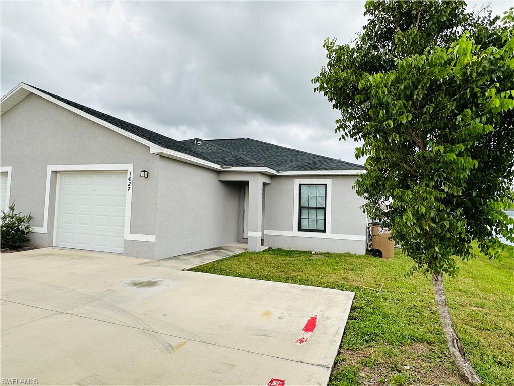 AVAILABLE NOW – BEAUTIFUL 3 BEDROOM / 2 BATH DUPLEX IN CAPE CORAL


Located in a quiet Cape Coral residential neighborhood, this well-maintained 3-bedroom, 2-bath duplex offers a spacious layout, large yard, and comfortable living space.

The home features:
• 3 bedrooms and 2 bathrooms
• Open living, dining, and kitchen layout
• High ceilings
• Tile flooring throughout
• Kitchen with granite countertops
• Stainless steel appliances
• Plenty of natural light
• Washer/dryer hookups in the garage
• Large spacious yard
• Convenient location close to schools, shopping, and main roads.
Landscaping $40/month .

LEASE REQUIREMENTS:
• $100 application fee per household
• $39 background/credit screening per applicant
• Household income requirement: 3x monthly rent
• Rental history verification required
• Credit, background, and rental history reviewed
• Final approval based on complete screening results

MOVE-IN DETAILS:
• First month’s rent and security deposit required
• Last month’s rent can be paid within 8 months after move-in
• Property may be reserved once application is approved and security deposit is received

A clean, spacious rental in a great Cape Coral location.