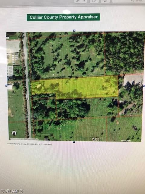 4.53 Acres zoned agriculture on newly paved Rock Rd. Currently a structure on property but damaged by Hurricane Irma and is uninhabitable, sold as land only. Electricity and well on property, completely fenced. Two separate adjoining parcels, 2180 Rock Rd PID 00213040006 and 2176 Rock Rd PID 00214366103. Very close to Immokalee Rd. in area of much future development.