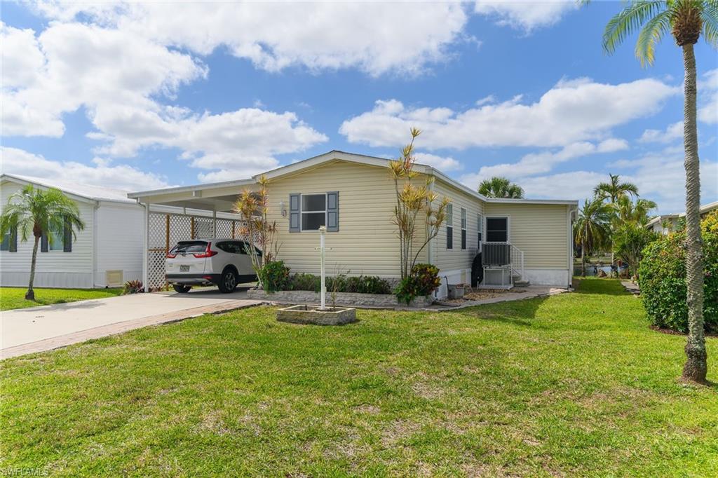 Charming and move-in ready, this 2-bedroom, 2-bath manufactured home is located in the desirable 55+ community of Riviera Colony in Naples. Offered furnished, this light and airy residence features a spacious layout with an inviting eat-in kitchen boasting ample counter space—perfect for everyday living and entertaining. The home also includes a convenient two-car carport.
Riviera Colony is known for its active and friendly atmosphere, offering residents a variety of amenities including a community pool, clubhouse, bocce ball, and shuffleboard. Ideally situated in a central Naples location, you’re just a short drive from beautiful Gulf beaches, downtown Naples, and an abundance of shopping and dining options.
Enjoy easy Florida living in a welcoming community—schedule your showing today!