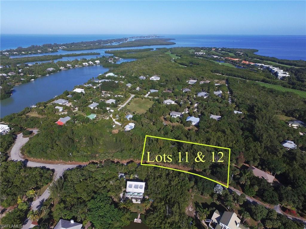Nature lovers, take a long look at this homesite. Extremely rare one-acre-plus parcel located on the quiet, west end of Sanibel. This oversized site was created when the original DinkinsBayou subdivision was re-platted by the City of Sanibel decades ago. It combined both lots #11 & #12 into a single parcel that contains 43,722 sq. ft., or slightly over one acre. According to a recent survey (12/08/2021 in Assc. Docs), the majority of the two parcels are located in the D-2 eco-zone; this allows an impermeable coverage of 10,071 sq. ft. and a total developed area of 12,085 sq. ft. The property is a few miles from Bowman's Beach. There is no official HOA for Dinkins Bayou, and the road is public. Sewer, water, electric, and cable are all available at the road. There is a deeded private boat launch at the end of nearby Henderson Road that provides boating access to the owner. This is the perfect lot for someone wanting to enjoy the natural beauty of Sanibel while having a large, sanctuary-like yard for viewing the island's beautiful wildlife.