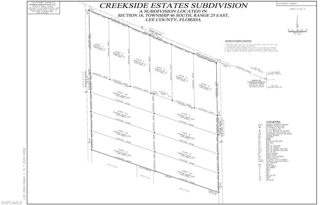 CREEKSIDE ESTATES - Land