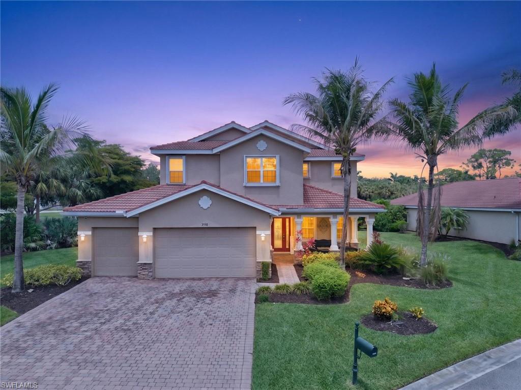 Welcome to this gorgeous Luxury POOL Home located in the highly sought-after gated community of Moody River Estates in North Fort Myers! Built in 2015 and proudly maintained by its original owner, this stunning residence has an extended three car garage offering 3,586 square feet of beautifully designed living space with 5 bedrooms, 4.5 bathrooms, and the perfect blend of comfort, style, and functionality. 
Step inside and you're welcomed be soaring ceilings, a spacious chef's kitchen, the convenience of having a first floor ensuite and elegant upgrades throughout, including a striking custom accent wall with an electric fireplace, brand-new wood staircase leading to the second floor where you'll find new porcelain wood-like tile, a spacious flexible loft area that can be used as a game room, a private office or home theater, a large second ensuite and beautiful custom wood ceiling paneling that adds warmth and sophistication to the main living areas. The spacious floor plan is ideal for both everyday living and entertaining, offering generous living spaces and a seamless flow throughout. Outside, your private backyard oasis awaits with a sparkling pool and spa! perfect for enjoying the Southwest Florida lifestyle year-round. Additional peace of mind comes with newer accordion and roll-down shutters for storm protection, a lower A/C system only 3 years old, and a brand new second-floor A/C system.
Residents of Moody River Estates enjoy exceptional resort-style amenities including a clubhouse, fitness center, resort-style pool, tennis courts, basketball courts, scenic walking trails, and more! All just 15 minutes from vibrant Downtown Fort Myers with its dining, shopping, and entertainment. This is more than a home, it’s a lifestyle. Don’t miss the opportunity to make it yours!