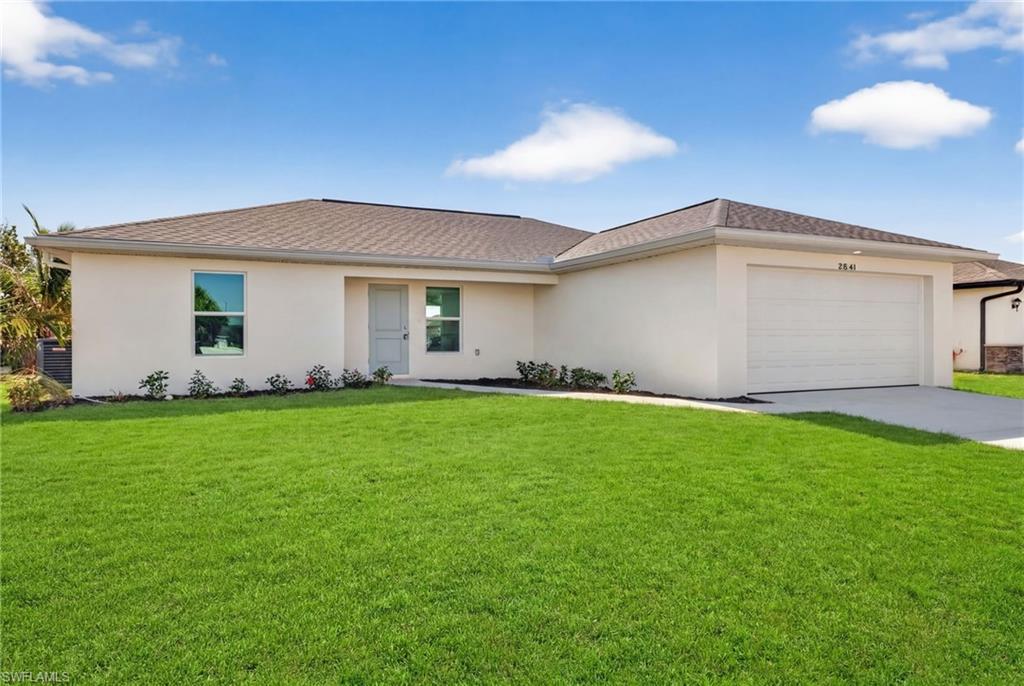 HURRICANE IMPACT WINDOWS AND SLIDING GLASS DOORS! NOT IN A FLOOD ZONE = LOW INSURANCE!! MOVE-IN READY WITH $12,000 CLOSING COST INCENTIVE!

Welcome to the Seabreeze Cove Plan, a thoughtfully designed home that blends comfort, functionality, and coastal-inspired style. This bright open-concept floor plan features an inviting great room that flows seamlessly into the dining area and modern kitchen—perfect for entertaining and everyday living.

The kitchen showcases quartz countertops, stainless steel appliances, and a clean, contemporary design. Just off the kitchen, a separate laundry room provides convenient access to the spacious 2-car garage.

The split-bedroom layout offers added privacy, with a spacious owner’s suite featuring a walk-in closet and private en-suite bath. Two additional bedrooms are positioned on the opposite side of the home and share a full bathroom, making them ideal for guests, family, or a home office.

Built with impact windows and situated in a no-flood zone, this brand-new, never-lived-in home delivers peace of mind along with modern comfort and style.

Experience the charm and functionality of the newest floor plan from Sunlife Homes. One or more photos may be virtually staged. This is the Seabreeze Cove floor plan.