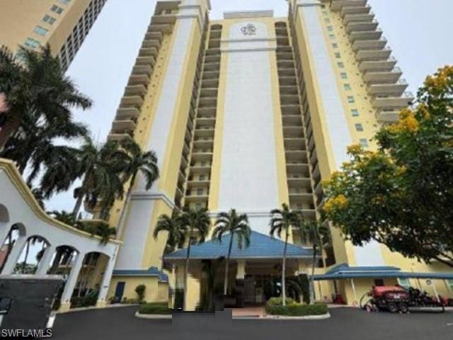 AUCTION. Come enjoy resort style living with this affordable condo unit. Home is located in the gated Beau Rivage complex. The high-rise condominium complex is located in the historic River District of Fort Myers and offers waterfront views, and is within walking distance of downtown Fort Myers dining and shops. The unit offers 3 beds, 2 baths, open concept living/dining, a kitchen with ample storage, laundry room, and a porch. Parking is assigned. Some repairs and updates are needed but well worth the effort. Property is sold AS_IS with NO property disclosure or inspection reports. Buyer to complete all due diligence with the HOA regarding restrictions and requirements.