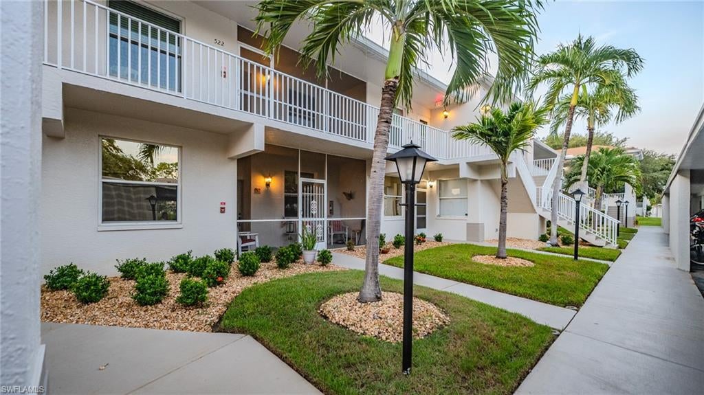 Fresh, stylish & move-in ready! This beautifully updated villa in desirable Country Creek offers easy Florida lifestyle in a community known for its golf, tennis, pools, clubhouse, and vibrant friendly social lifestyle. Inside, you'll find a fresh neutral palette partially furnished with new luxury vinyl flooring throughout & new bedroom carpet (2025), plus a beautifully remodeled primary bath shower, lighting and new toilet (2025). Additional updates include Anderson hurricane-impact windows (2024), new water heater (2025), and new washer & dryer (2023). Country Creek is a lush, resort-style community offering an 18-hole executive bundled golf course desiged by Gordon Lewis with low cart fees, five clay tennis courts, bocce leagues, and five swimming pools. The vibrant Village Clubhouse features a full-service restaurant and bar which is currently under renovation due to re-open for season, fitness center, card rooms, and endless activities to enjoy. Perfectly located between Naples and Fort Myers, you’ll be just minutes from I-75, RSW International Airport, Florida Gulf Coast University, Coconut Point Mall, Miromar Outlets, upscale & casual dining, and world-class beaches. This condo combines comfort, convenience, and resort-style living—all in one of Southwest Florida’s most desirable bundled golf communities. You don't want to miss this one!