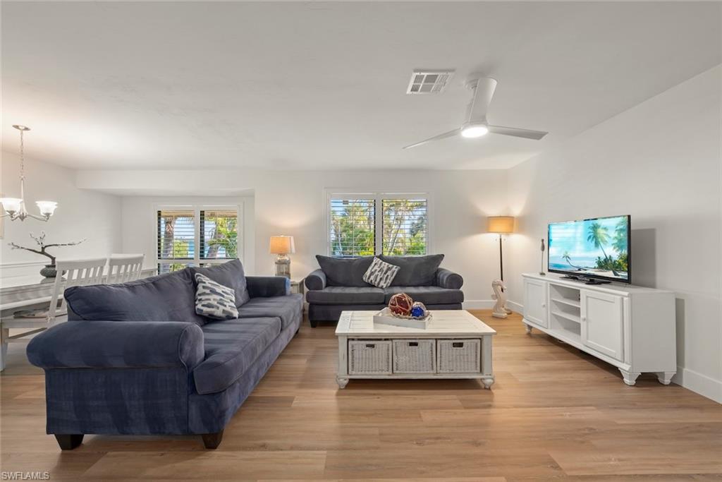 GREAT RENTAL INCOME. GROSS RENTAL INCOME OF $64,254. This renovated, elevated second-floor condo at Blind Pass Condominiums offers a great opportunity to own a spacious property on Sanibel’s desirable west end, just steps from Bowman’s Beach. With 3 bedrooms, 2 bathrooms, and 1,555 square feet of living space, the open floor plan offers plenty of room for family and guests, whether used as a vacation getaway or an income-producing property. The condo has been recently updated with new kitchen cabinets and flooring throughout, giving the interior a fresh, clean look.

Blind Pass offers a relaxed island setting with access to a community pool, tennis courts, and opportunities for kayaking in the nearby bayou. Bowman’s Beach is just next door, with miles of shoreline to explore, while Sanibel’s bike paths and J.N. “Ding” Darling National Wildlife Refuge offer even more ways to enjoy the island. With rental income already in place, this property is worth a closer look for buyers seeking a Sanibel investment with personal-use potential.