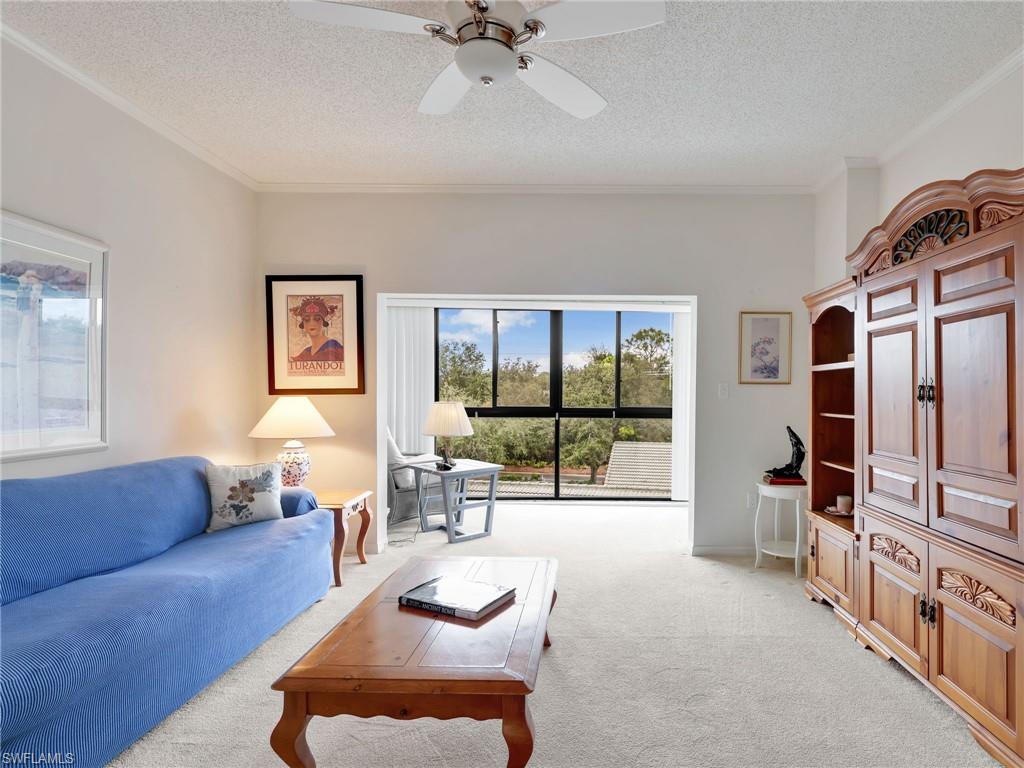 Discover the best of resort-style senior living at Arbor Trace, North Naples’ premier 55+ community. This inviting 1-bedroom, 1-bath condo offers comfortable living in a serene setting. A fully enclosed lanai expands the living space, offering a cozy retreat for starting your day, enjoying company, or soaking in the tranquil atmosphere. Arbor Trace is a premier 55+ community offering deeded condominium ownership with 100% equity and no financial or medical requirements. Residents enjoy a maintenance-free lifestyle with all utilities included in your monthly condo fee: water, electric (excluding tower), sewer, trash removal, recycling, pest control, and cable TV/Wi-Fi for all individual units. The monthly club fee includes amenities such as a resort-style heated pool, fitness center, tennis/pickleball courts, bocce courts, a golf putting green, two libraries, curated social events, and a meal plan. Benefit from comprehensive support services such as 24-hour medical monitoring, transportation to medical appointments, shopping, and group outings. Enjoy peace of mind with on-site assisted living if you need it.