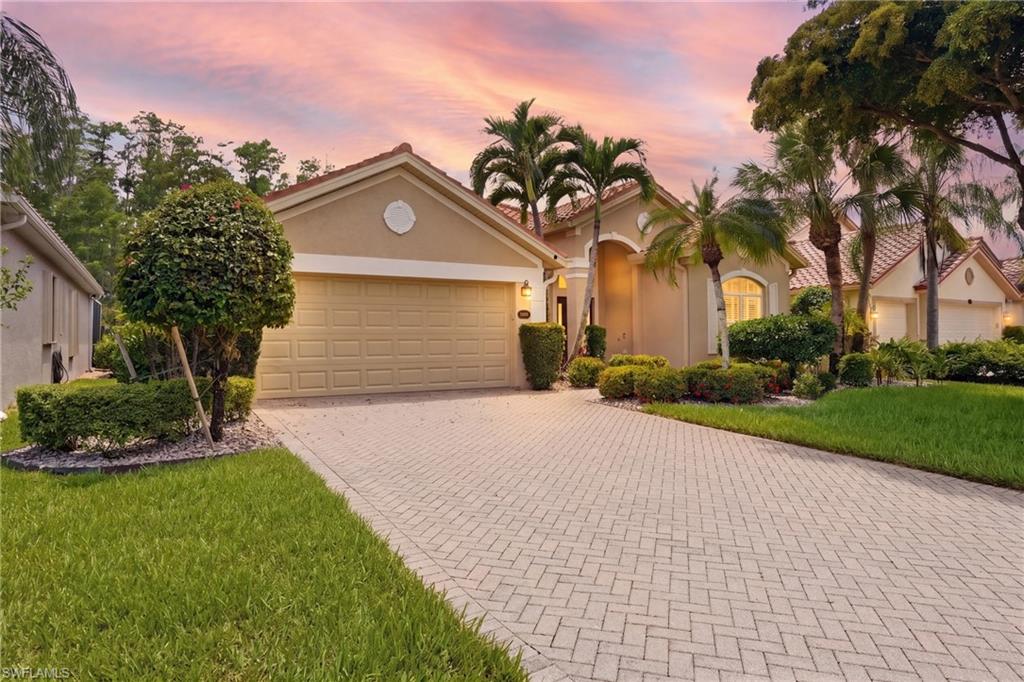 Nestled within one of Estero’s most sought-after gated communities, this beautifully remodeled 4-bedroom, 2-bath home in Bella Terra offers the ideal blend of luxury, comfort, and Southwest Florida lifestyle living. Featuring 2,315 square feet of thoughtfully updated living space and a newer roof installed in 2020, this home makes a lasting impression from the moment you arrive.

Inside, soaring volume ceilings and upgraded tile flooring throughout create a bright, open atmosphere. The stunning chef’s kitchen showcases custom Italian cabinetry, quartz countertops, custom lighting, and premium Bosch appliances including an induction cooktop, along with a Sub-Zero refrigerator. The kitchen opens seamlessly to the spacious great room, creating an inviting layout ideal for entertaining and everyday living. Additional interior upgrades include crown molding, extensive LED recessed lighting, and an added 12-foot impact glass sliding door that enhances natural light and indoor-outdoor flow.

The spacious primary suite serves as a private retreat featuring a sitting area, walk-in closets, and direct lanai access. The beautifully renovated primary bath offers dual vanities, custom tilework, upgraded shower glass, a freestanding soaking tub, and a large walk-in shower.

Step outside to the screened lanai where southern exposure and tranquil preserve views create the perfect setting for relaxation. The sparkling pool, outdoor heaters, upgraded landscaping, and added privacy screening provide a true outdoor oasis. Electric and accordion storm shutters throughout offer added peace of mind.

Bella Terra is known for its resort-style amenities and vibrant community atmosphere, offering residents a clubhouse, fitness center, resort-style pool and spa, pickleball and tennis courts, basketball, baseball, inline skating rink, playground, and numerous social activities. Conveniently located near I-75, Miromar Outlets, Gulf Coast Town Center, FGCU, RSW International Airport, and the white sand beaches of Bonita Springs and Naples.