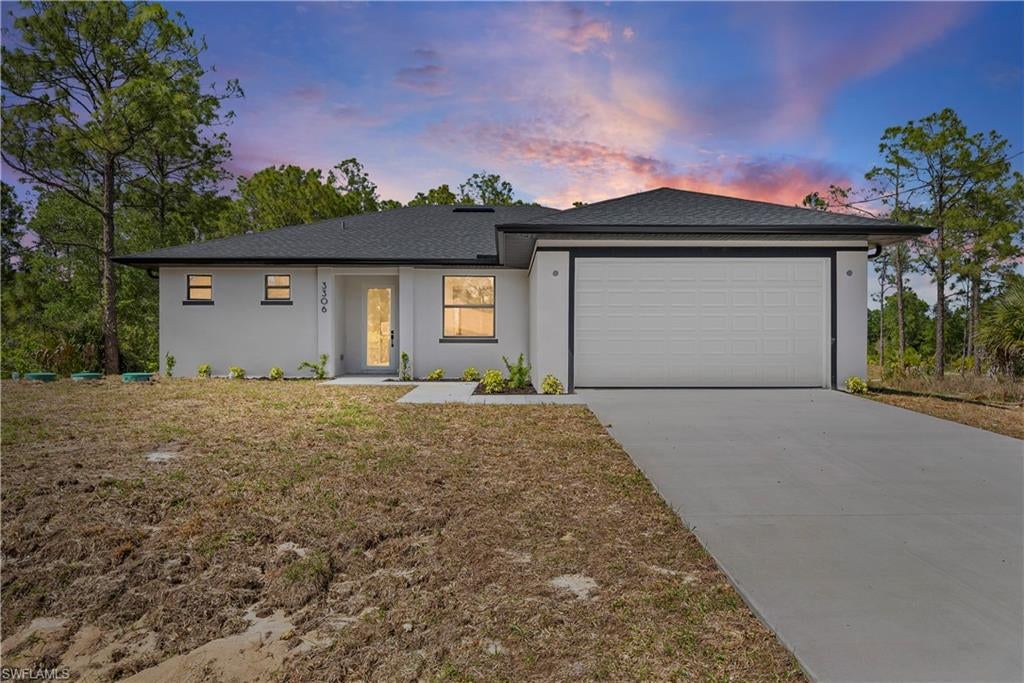 Brand-new construction in Lehigh Acres offering incredible value in today’s market. This spacious home features 3 bedrooms, 2 bathrooms, a versatile den, and over 1,600 square feet of modern living space.

The bright, open-concept layout is designed for both everyday living and entertaining, with a spacious kitchen that flows seamlessly into the living and dining areas. The primary suite offers comfort and privacy with dual sinks. The additional bedrooms are generously sized, while the den is perfect for a home office, guest room, playroom, or additional living area.

One of this home’s biggest advantages is its location. Situated very close to State Road 82, it provides quick and convenient access to Fort Myers, I-75, shopping, dining, schools, and major roadways. With continued growth and development happening throughout the State Road 82 corridor, this is an excellent opportunity to own a brand-new home in a highly accessible area of Lehigh Acres.

If you’re looking for a move-in-ready new construction home with a functional layout, modern finishes, and a convenient location, this property is a must-see.

Photos are from a similar model. Finishes and features may vary.