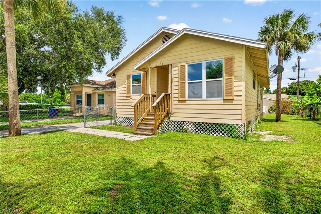 Located in the central Imperial Gates area of Bonita Springs, this 3-bedroom, 2-bath wood-frame home offers an excellent location with convenient access to Fort Myers, Estero and Naples via Imperial Parkway, Three Oaks Parkway and Livingston Road. Bonita Beach is approximately 15–20 minutes away.

The home features vinyl flooring throughout the main living areas and sits on an elevated lot. The fully fenced backyard offers plenty of outdoor space, along with a covered wood deck patio. An opportunity with strong potential for an investor or buyer looking to create value in a desirable central Bonita Springs location. The property is being sold with right to inspect, right to cancel. Major appliances are not included. Buyer will assume the outstanding utility assessment. Please review all addenda in the Supplements.