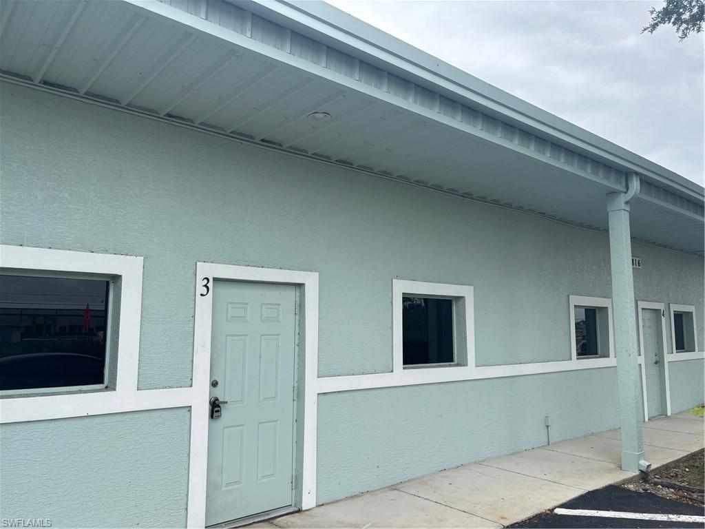 Pine Island Corridor Commercial Office Warehouse. Best location in Cape Coral. Available 6-1-26. UNIT #3/4 AVAILABLE. Water, AC maintenance, and dumpster INCLUDED.
