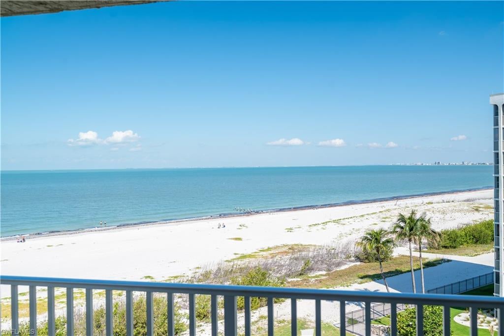 DIRECT GULF FRONT VIEWS from every window in this beautifully updated 6th-floor beachfront condo on Fort Myers Beach! This bright and inviting 1 bedroom condo features a full kitchen, a newly added mechanical/adjustable king bed, and a refreshed bathroom completed in 2024 with a walk-in shower and modern finishes.
Features tile flooring throughout, a newer water heater and AC unit, a new garbage disposer, updated kitchen fan, and new window treatments for a clean, coastal feel. The living area opens to the Gulf through a hurricane-impact slider, giving you peace of mind and year-round comfort.
Located in a prime beachfront setting, you can walk right across the street to Santini Plaza for restaurants, shops, and the seasonal Farmer’s Market (Tuesdays & Thursdays, November–May). A short drive brings you to Lovers Key State Park and Flippers on the Bay, two beloved island favorites.
With weekly rentals allowed, this property offers excellent investment potential as well as the perfect personal beach escape.