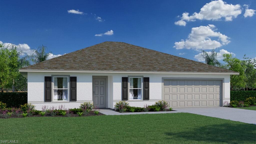 BRAND NEW HOME with Quartz counter tops, tile floors in all common areas, 8 x 10 under truss lanai! The FOXTAIL floor plan has three bedrooms, two full bathrooms, a two-car garage, and 1,552 square feet of living space. When you walk in to this home, you are greeted by two open rooms on either side of the foyer: a living room on one side and the dining room on the other. The kitchen offers plenty of counter seating and overlooks the spacious great room. Two bedrooms are on one side of the home and the owner's suite is on the other side. The FOXTAIL comes with one full year of builder's transferable warranty coverage and a 10-year limited structural warranty. Call to see this home today!