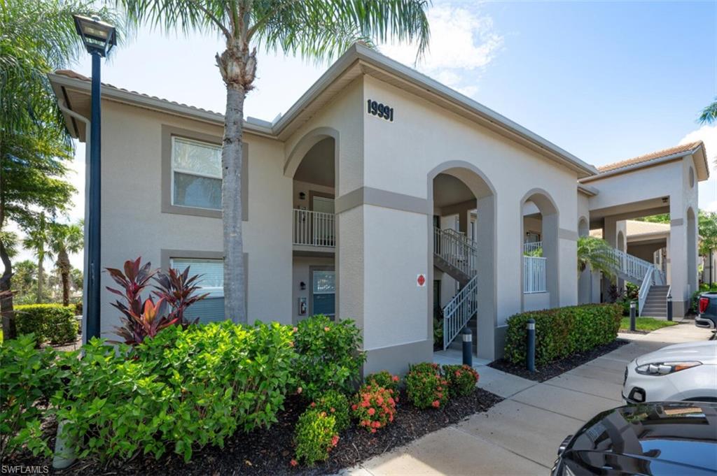 Welcome to Bella Terra in Estero, FL. This 1,160 square foot condo has 2 bedrooms and 2.0 bathrooms. This home is located Only 5 mins from the Miromar Outlets, and 10 mins away from Coconut Point, this turn key property is move in ready! Master bathroom has been completely remodeled with floor to ceiling shower tiles, modern shower door, and a new vanity. The second bathroom has also just received a matching new vanity. Condo comes with a carport for one vehicle and carport storage. FURNITURE INCLUDED in sale!