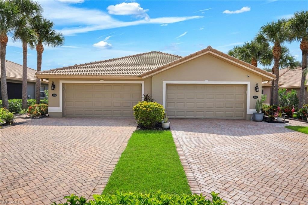 Rare opportunity in Bella Terra! The sought-after WESTERN EXPOSURE Churchill floor plan is one of the community's most limited models, and well-maintained, TURNKEY villas like this one rarely come available. This beautifully kept 2-bedroom, 2-bath home offers serene water views from the extended lanai — perfect for morning coffee or evening sunsets. Move right in with confidence thanks to recent upgrades including a new 50-GALLON water heater, NEW16 gauge stainless KITCHEN SINK, newer appliances, plus elegant PLANTATION-STYLE SHUTTERS and a DEEP 2 car garage. This home offers the kind of space, flow, and functionality that’s hard to find in a villa. You’re just a short distance to the amenity center and community pool; putting everything Bella Terra has to offer right at your fingertips! Whether you’re looking for a full-time home, seasonal retreat, or low-maintenance lifestyle, this villa checks every box… and then some. Beyond the home, the 999-acre Bella Terra community is a lifestyle in itself. With 400 acres of conservation preserves and 100 acres of lakes, residents enjoy a resort-style clubhouse featuring a 24-hour fitness center, a vibrant social calendar (including bingo, boot camp, water aerobics, poker, yoga and food truck events), and endless recreation. The expansive resort-style pool and spa, along with a secured, shaded children's play area, ensure fun for all ages. Sports enthusiasts will appreciate the pickleball, tennis, basketball, softball, soccer field, bocce ball courts, sand volleyball and even an in-line skate rink. This is the Villa you have been waiting for!!!