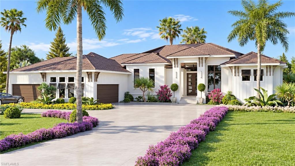 Great opportunity to bring your vision to life on almost one acre in the prestigious, gated community of Devonwood Estates. On a cul-de-sac street, surrounded by multi-million dollar homes, this oversized homesite presents one of the final opportunities to build your dream home in the community. The community offers a gulf access boat ramp and recreational amenities, including basketball and tennis. Devonwood Estates is a private, gated, luxury community of just 55 single-family homes that offers suburban living in an exclusive close-to-town setting on approximately acre-plus home sites. The community features custom single family homes catering to executive families and is often recognized as the premier executive community in the greater Fort Myers area. Amenities include a common boat launch with direct access to the gulf for small boats, boat storage, tennis, and basketball.. Devonwood is located in South Fort Myers on US-41, south of Six Mile Cypress Parkway. The Forest Country Club is miles away and is currently offering a special membership discount to owners in Devonwood.  Call the club for details. One or more photo(s) has been AI edited. SAMPLE RENDERINGS ARE OF POTENTIAL BUILD BY LOCAL FORT MYERS BUILDER ROYAL CORINTHIAN HOMES.