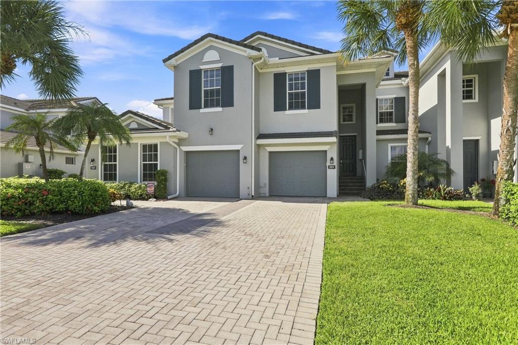 A RARE opportunity to own in coveted Ashton Oaks at River Hall, where residences of this size and style are seldom available! Enjoy the country club lifestyle with BUNDLED CHAMPIONSHIP GOLF, beautiful surroundings, and an incredible lineup of amenities right outside your door. This spacious 3-bedroom, 2-bath, two-story condo offers over 2,200 sq ft of living space, an attached 1-car garage, and a screened balcony overlooking a beautiful LAKE VIEW. Inside, you’ll find plantation shutters throughout, fresh interior paint, NEW lighting and ceiling fans, ALL NEW stainless steel appliances, a dedicated laundry room, and a versatile flex space perfect for a den, office, or formal dining area. The property is also NOT located in a designated flood zone.

Ashton Oaks offers maintenance-free living within River Hall, a gated BUNDLED GOLF community where GOLF MEMBERSHIP IS INCLUDED- with no equity membership, initiation fee, or mandatory food minimums. HOA fees include CABLE, INTERNET, WATER, SEWER, TRASH, and LANDSCAPING, adding even more value and convenience. The community is PET FRIENDLY and welcomes ALL AGES.

Enjoy the 18-hole championship golf course designed by Davis Love III, practice facilities, clubhouse dining, lakeside Bunker Bar, resort-style pools and cabanas, plus the Town Hall Amenity Center featuring fitness facilities, tennis, pickleball, bocce, a lagoon-style pool, playground, walking paths, and community activities. 

Conveniently located near Downtown Fort Myers with easy access to shopping, dining, entertainment, boating, and Gulf beaches. Whether you’re searching for a full-time residence or a seasonal Florida escape, River Hall offers an easy, active lifestyle where golf, recreation, and relaxation are all right outside your door. Come experience everything this exceptional community has to offer!