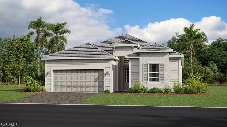 One or more photo(s) has been virtually staged, AI generated or rendered.  THIS POOL & GOLF HOME IS READY FOR YOU NOW!! This spacious contemporary home features an airy kitchen that joins the family and dining rooms in an open design with access to a covered lanai for outdoor experiences. Near the entry, a secondary suite is adjacent to a flexible den perfect for an office space or home gym. The owner’s suite is ideally located at the back of the home. Discover a golfer’s paradise at Webbs Reserve—where active living meets relaxation in a beautiful coastal setting. Experience sparkling pools and premium resort amenities—all just a golf cart ride away from home. Prices, dimensions and features may vary and are subject to change. Photos are for illustrative purposes only.