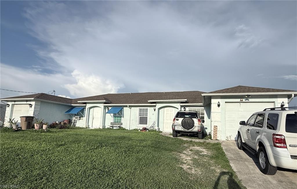 This well-maintained, income-generating duplex in the growing Lehigh Acres area was built in 2006 and offers the perfect blend of cash flow and owner-occupant flexibility. Each unit features a spacious 3-bedroom, 2-bath layout with an attached one-car garage, tile flooring throughout, a brand-new roof in 2023, and new AC units on both sides. Conveniently located near major roadways, shopping, restaurants, schools, medical facilities, and just a short drive to Fort Myers. Schedule your private showing today to see the value this income-producing property has to offer.