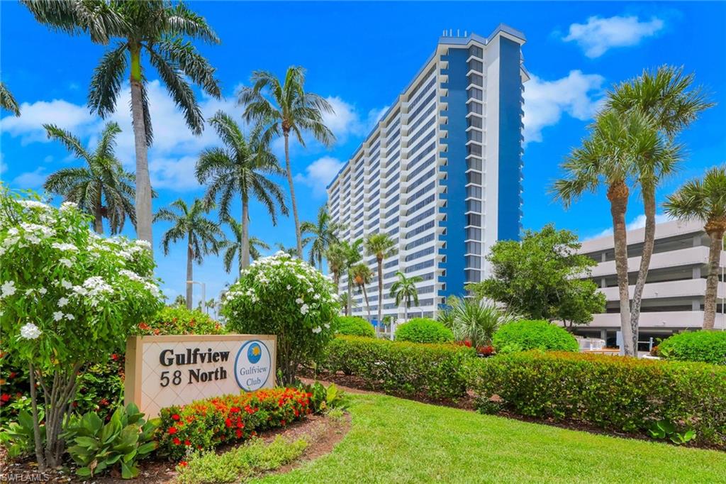One or more photo(s) has been virtually staged, AI generated or rendered.  This unit comes with a strong established rental history, generating $198,396 in total rental revenue from 2021–2026 YTD, with a 6-year average annual revenue of approximately $33,066. Experience resort-style island living in this stunning 2-bedroom, 2-bath Gulfview condominium, ideally positioned directly along the pristine white sands of Marco Island. Wake up to sweeping, unobstructed Gulf views and enjoy breathtaking sunsets from your private balcony. Sleek glass railings provide a clear, uninterrupted panorama of the Gulf, beachfront, lush grounds, and sparkling pool below. This turnkey residence features impact-resistant windows and sliders, new glass balcony railings, and everything you need to enjoy the property from day one. Gulfview offers an impressive collection of resort-style amenities, including a newly resurfaced pool, tiki hut with grills, social room, fitness center, tennis courts, pickleball courts, and convenient beach and bike storage. Located just steps from Residents' Beach and minutes from Marco Island's finest restaurants, shopping, entertainment, and attractions, this property offers the perfect combination of Gulf-front lifestyle, resort amenities, and established rental income. Whether you're looking for a personal island retreat, second home, or income-producing investment, this Gulfview condo delivers the location, views, lifestyle, and proven rental history you've been waiting for.