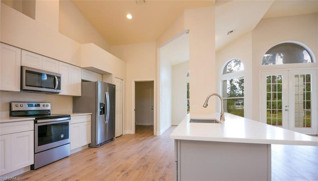 **NO HOA**UNFURNISHED ANNUAL**GOLDEN GATE ESTATES**COMPLETE REMODEL**3 BED 2 BATH HOME**2.9 ACRE LOT**Absolutely stunning complete remodel of the 3 bed 2 bath home in Golden Gate Estates. The long driveway leads you to this spectacular home which is set back off of the road, providing an extra layer of privacy. Wood-look Italian porcelain tile flooring throughout, brand new recessed lighting and lighted ceiling fans, all stainless steel appliances with an oversized refrigerator in the kitchen, new double-sink vanities in the bathrooms with upscale tiled showers - the list goes on.

The home is located in Golden Gate Estates off of Collier Blvd. This prime location gives you the privacy of the Estates with the convenience of being close to town.

Zoned for the following schools:
BIG CYPRESS ELEMENTARY SCHOOL
OAKRIDGE MIDDLE SCHOOL
GOLDEN GATE HIGH SCHOOL

**FIRST, LAST, AND ONE-MONTH SECURITY DEPOSITS ARE REQUIRED PRIOR TO MOVING IN**

**PET FRIENDLY WITH APPROVAL AND PET DEPOSIT**

**NO HOA - Quick Move-In Process**
