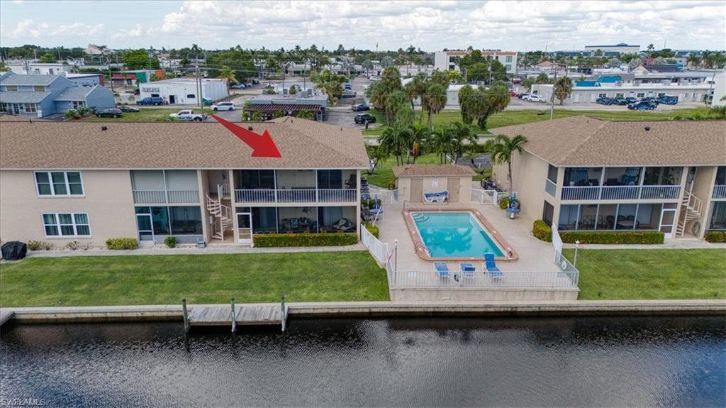Looking for a 2-bed waterfront condo in Cape Coral with Gulf access and renovation potential? Unit 206 at 1220 Miramar Street offers 2 bedrooms, 2 baths, approximately 1,200 square feet, water views, carport parking, and a second-floor setting in the Bella Vista community near the dining, shopping, and activities of South Cape.

• 2 bedrooms and 2 full bathrooms  
• Approximately 1,200 square feet of living space  
• Second-floor condo with canal and water views  
• Gulf access waterfront setting  
• Community pool and dock amenities  
• Carport parking  
• Bella Vista is a 20-unit condo community  
• Built in 1980 and ready for updating  
• Seller welcomes all offers  

Bring your ideas and unlock the potential of this waterfront Cape Coral condo. Unit 206 needs TLC, giving the next owner an opportunity to renovate, refresh, and personalize the interior instead of paying a premium for someone else's finishes.

The waterfront location adds another dimension to the property. Bella Vista sits along a Gulf access canal and offers community boating amenities, creating an appealing combination of Southwest Florida waterfront living and a convenient South Cape location.

When you are ready to head out, dining, shopping, groceries, and local events are close by. Restaurants in the Miramar Street and South Cape area are approximately 0.1 mile away, while the popular Cape Coral Farmers Market is approximately 0.4 mile away. Downtown South Cape's additional restaurants, shops, entertainment, and community events are also nearby.

For buyers searching for a 2-bed waterfront condo in Cape Coral, this property stands out for its combination of location, water access, community amenities, square footage, and renovation potential.

Seller ready to sell. It is an opportunity to create the Florida condo you want in an established waterfront community close to the heart of South Cape. Seller welcomes all offers. Schedule a private showing and explore the possibilities at 1220 Miramar St Apt 206.