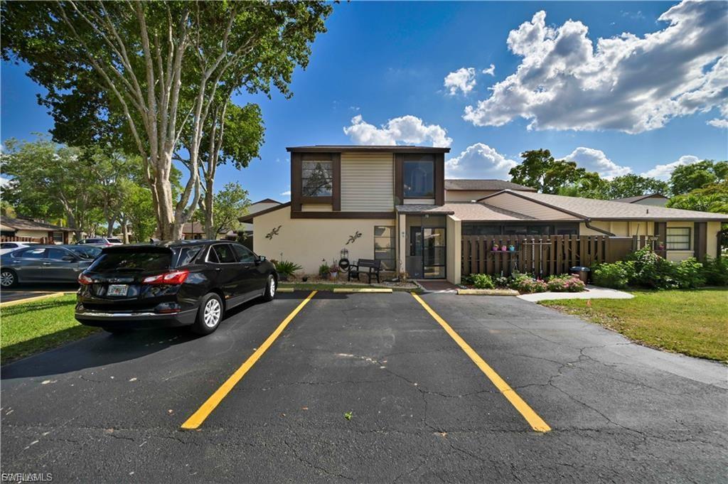 FULLY RENOVATED Townhouse without hidden problems!! Two story townhouse at Courtyards of Cape Coral North, 2 beds, 2 baths, spacious floor plan, nice kitchen update with modern cabinets, snow quartz countertops, pantry with plenty space, small wine cooler, new garbage disposal, recessed lighting. Full bathroom and laundry on the first floor. Two set of sliders door in the dining room & living room that lead to enclosed lanai with closet for storage,
lanai which is fenced with a gate & has storage shed. Upstairs there is a large master bedroom with a very nice walk-in closet, porcelain tile floors and crown molding throughout, ceiling fans with remote control, plumbing re-piped, roof is just 7 years old, AC 7 years old, new water heater installed in 2021, new impact glass windows. The community has a large heating pool, club house with full kitchen, large dining room. For your convenience parking spot is just steps away. Unit is walking distance to the pool and club house. In this location you are outside of mandatory FEMA flood insurance boundaries. Low HOA fees only $395.00 per month.