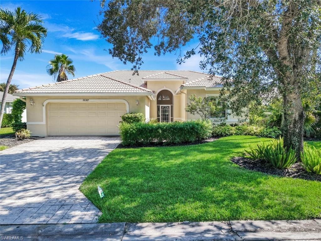Welcome to the heart of Southwest Florida’s most exciting transformation. Nestled within the prestigious Highland Woods Golf & Country Club, this stunning Canterbury floor plan residence offers a front-row seat to the incredible growth defining the Bonita Springs and Estero corridor.

Step inside to an airy, open-concept sanctuary where vaulted ceilings and stylish LVP flooring create a sense of modern elegance. The living space flows effortlessly toward the screened lanai, where you can spend your afternoons lounging by the private pool while taking in peaceful views of the manicured fairways. It’s a home designed for both relaxation and effortless entertaining.

Beyond the gates, the local landscape is evolving into a world-class destination. Just to the north, the arrival of The Ritz-Carlton Residences at Estero Bay signals a new era of luxury for the area. You’ll feel that same vibrant energy in downtown Bonita Springs, where the Riverside Park renovations and the chic boutiques and eateries at The Promenade at Bonita Bay have created a bustling social hub.

When you aren't enjoying the championship golf and club amenities, you are perfectly positioned to explore the region’s natural beauty. Whether it’s a day spent on the pristine sands of Lovers Key State Park or a quiet morning discovering the ancient cypress forests of Corkscrew Swamp Sanctuary, the best of Florida’s outdoors is right at your fingertips.

This isn’t just a home; it’s an invitation to experience the lifestyle, luxury, and momentum of one of the Gulf Coast’s most sought-after communities.