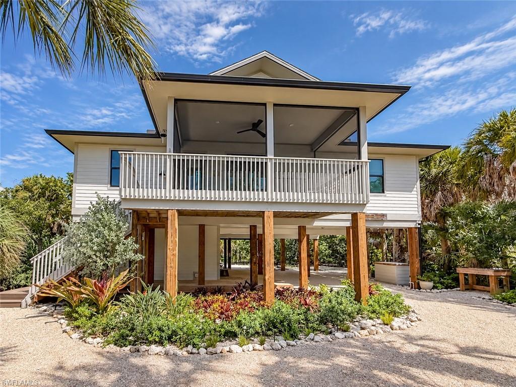 2022 CONSTRUCTION. PRIVATE INTERIOR ELEVATOR. NEVER RENTED. VERY LOW INSURANCE COSTS. SAFETY HARBOR CLUB.
A different kind of North Captiva opportunity. Built in 2022 to the building codes in effect at the time of construction, never rented and exceptionally lightly used, this solidly built, 3-bedroom island home combines newer construction, a private interior elevator and meaningful ownership advantages—all offered under $1 million.
Start with the practical differences. Current property insurance costs are very low and the home has seen very limited occupancy without the wear associated with vacation-rental use.  The private interior elevator with vestibule, wide clearances, lever handles and front-control appliances make the home particularly well suited for multigenerational living and aging in place. Designer Kohler fixtures, designer lighting and a recessed electric fireplace complement the interior.
Outside, enjoy a roof deck with Gulf and Sound view corridors, new hot tub, under-house entertaining deck with custom cedar bar, professionally planned landscaping and buried propane serving the on demand water heater and stove.
Safety Harbor Club membership provides access to private community boat dockage, tennis/pickleball courts and beach access approximately 1,000 feet away.  A direct walking path connects the home to the newly renovated private community pool, approximately 200 feet away.  Current $575/month club dues include water, upgraded wastewater/sewer service, trash pickup, community amenities and access to full-time onsite staff.
Nearly new. Never rented. Interior elevator. Low insurance and maintenance costs. Safety Harbor Club. Offered below $1 million.
For buyers wanting newer construction under $1 million on North Captiva, this is one to see now. Schedule a private showing and compare what 4470 Seagrape Bend offers.