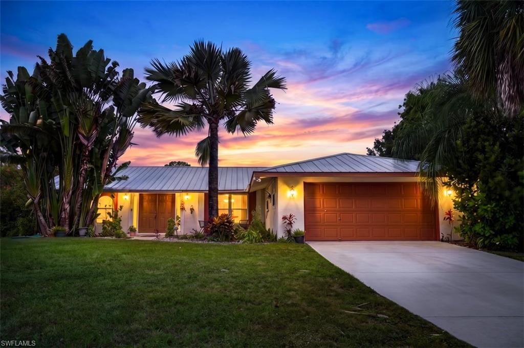 One or more photo(s) has been virtually staged, AI generated or rendered.  Discover this well-maintained 3-bedroom, 2-bathroom home is situated on 2.5 acres in desirable Golden Gate Estates, offering the perfect combination of space, privacy, and comfort. The spacious floor plan features tile flooring throughout the main living areas, formal living and dining rooms, cathedral ceilings, and a generously sized Florida room ideal for relaxing or entertaining. Additional highlights include a 2-car garage, a reverse osmosis water filtration system, an HVAC system equipped with a UV air purifier, and a durable metal roof. The expansive 2.5-acre property offers endless possibilities, with plenty of room to add a swimming pool, accommodate horses, or explore the potential for a guest house. Enjoy the freedom and tranquility of acreage living with no HOA restrictions, all while being conveniently located near great schools, Collier Boulevard, Naples' premier shopping and dining destinations, beautiful Gulf beaches, championship golf courses, and the renowned Fifth Avenue South in downtown Naples.